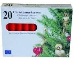 100 Christbaumkerzen - Baumkerzen - rot