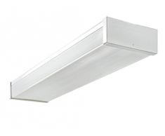 IBV Wannenleuchte Deckenleuchte Opal/Weiß 2 x T8 18W Werkstattleuchte Kellerleuchte