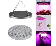 Aufun 50W 250LEDs Pflanzenlampe Pflanzenlicht - Vollspektrum Led Grow Light Panel mit Rot Blau IR UV - für Gewächshaus Hydroponik Grow Box Veg Wachstum (50W)