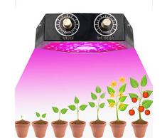 Pflanzenlampe, Led Grow Lampe Vollspektrum mit Rot, Blau, Weiß, Infrarot, Ultraviolett Licht Pflanzenlicht full Spectrum für Gewächshaus Wachstumslampe Grow Box Pflanzenleuchte