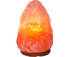 Light of Himalaya Wohnzimmer Deko Lampe Salzlampe Größe B I Auch mit LED verfügbar I Gemütlich I Dekoration Wohnzimmer Schlafzimmer I Einschlafhilfe, Nachtlicht I Meditation, Yoga