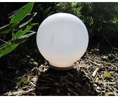 4x20cm Set LED Solar Kugel, Solarkugel, Kugelleuchte Lampe Gartenlampe Gartenleuchte, IP44