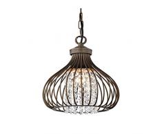 SL-63339A，Nordischer Vogelkäfig antiker Kronleuchter Kupfer retro Hänghelampe kreative Persönlichkeit Schmiedeeisen Laterne Balkon Hotel Teehaus Gang Restaurant Restaurant Lampen