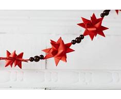 Sterngirlande, Baumkette Fröbelsterne, Christbaumkette, Hängedekoration, Weihnachtsdekoration, Fensterkette, Geschenk Erzieher, Lehrergeschenk