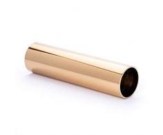 Kerzenhülse Ø 26 / 24mm aus Messing Metall, für Kronleuchter Lüster Chandelier Kerzenhülsen (gold, 120mm)