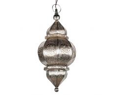 albena shop 71-0195 Kaja orientalische Lampe H 50cm / ø 23cm (silber)