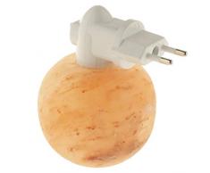 Homyl Nachtlicht Wandleuchte Steckdosenlampe Kristall Salz Lampe für Schlafzimmer, Kinderzimmer, Wohnzimmer, Gang, Flur, usw. - Globus