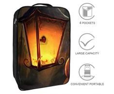 Bennigiry Magische Laterne, leicht, Reise-Schuhtasche, tragbare Aufbewahrung, Organizer, Golf, Weekender, Schuhe, Taschen für Damen und Herren