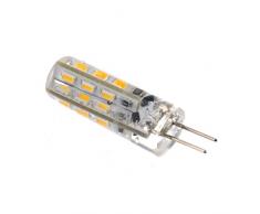 10 x G4 1,5 W SMD 3014 LED-Birne DC12 V 1,5 W G4 LED-Lampe 3014 SMD LED Leuchtmittel 12 V G4 Strahler in Kristalllampe, Sehr Helle G4 LED-Lampe Warm Weiß, 5PCs-Warm White, g4, 1.5 wattsW