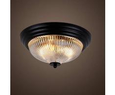 Deckenleuchte Retro Industrial Style/Schmiedeeisen/Deckenleuchte/Creative Kinderzimmer Led/Glas Lampenschirm/Deckenleuchte/Balkon/Gang/Restaurant/Leuchten / 110V 220V