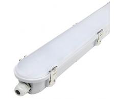 20W LED Feuchtraumleuchte Wannenleuchte 60cm als Garagenleuchte Kellerleuchte Büroleuchte Werkstattleuchte