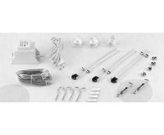 Halogen Seilsystem 3 x 20 Watt inklusive Leuchtmittel und Trafo
