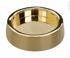 Wiedemann Messingleuchter poliert, Wachs, Gold, 3 x 11 cm