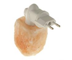 B Blesiya Kristall Stein Lampe Salzlampe Wandleuchte Nachtleuchte Steckdosenlampe mit EU-Stecker - Zylinder