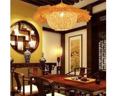 Dd Pendelleuchte Flurlichter Kristall Deckenleuchte Deckenbeleuchtung Modischer Kronleuchter Modischer Kronleuchter Modischer Deckenanhänger 50 X 30 Cm Rattan-Geflecht aus Zeitgemäßem Süßigkeitenmode