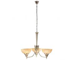 LED Decken Pendel Leuchte Alt Messing Antik Design Hänge Lampe Wohn Ess Schlaf Zimmer Kronleuchter