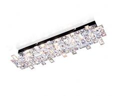 LED Deckenleuchte Kristall Design Led Deckenlampe Wand Wohnzimmer Leuchte Torgent Wandleuchte Badleuchte 69x21cm 5x G9 Fassung inkl. Led Leuchtmittel