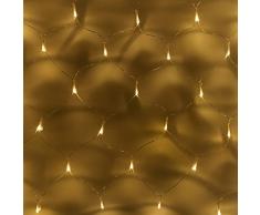 100er LED Solar Lichternetz warm weiß Außenbereich Lights4fun