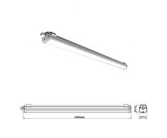 LED Feuchtraumleuchte IP65 60/120/150cm Wannenleuchte 4000K Werkstatt 18/36/48W (36)