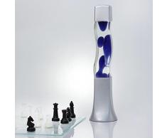 Lavalampe Blau Magmalampe Lavaleuchte Lavalampe 41cm Lavalampe E14 25W mit Kabelschalter Geschenkidee Weihnachten inklusive Leuchtmittel Retro Leuchte