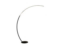 LED Stehleuchte, Bogen Design Stehlampe mit LED Beleuchtung mit Dimmable Fußschalter für Wohnzimmer, Schlafzimmer, Wohnheim oder Büro-