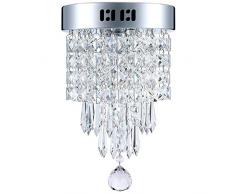 Artyton Kristall Kronleuchter Hängeleuchte LED Hängelampe Deckenleuchte Pendelleuchte für Wohnzimmer Flur Küchen Schlafzimmer