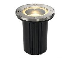 SLV DASAR EXACT 116, Outdoor Bodeneinbauleuchte, GU10, edelstahl gebürstet