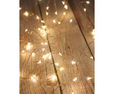 Lichterkette Batterie, Litogo Lichterketten für Zimmer 5m 50er Micro LED Lichterkette Draht Mini Fairy Lights Wasserdicht Feenlichter Innen Deko für Weihnachten Halloween Party Hochzeit (Warmweiß)