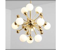 Moderne Sputnik 11 Messinglüster Löwenzahn-Deckenleuchte Lampe hängende Beleuchtung-Befestigung für Wohnzimmer Schlafzimmer Esszimmer