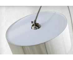 Exklusive Design Bogenleuchte EXTENSO weiss Stehlampe mit weissem Fuss