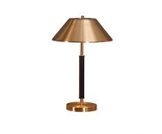 Tischleuchte Jugendstil Im Vintage Look Tischlampe Schlafzimmer Nachttischlampe Moderne Kreative Eisen Dekorative Licht Bronze E14 -Desk Lampe Ø35*H55cm
