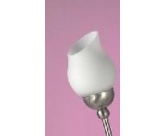 Dapo Halogen Glas Stehleuchte Blumen-Leuchte Blumen-Lampe Verona 3 flammig Standlampe Dekoleuchte