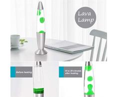 Urijk Nachtlicht Nachttischlampe Schlafzimmer Mini Vulkan Lavalampe Lavaleuchte Stimmungs-Lampe Dekoleuchte Deko-Licht