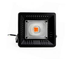 SEAMI Led Grow Planzenlampe 50W Wachstumslampe Pflanzenleuchte Vollspektrum LED Serie Mit UV IR Licht Für Innen- Gewächshaus Grow Box Veg Keimung Blühen(1er Pack)