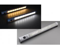 2 Stück Unterbauleuchte Bewegungsmelder Batterie 9 SMD LED 80lm weiß Weg 2 x Leuchte Lampe