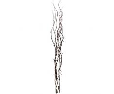 Multistore 2002 Zweige mit Beleuchtung, 40 LED, H110cm - Lichterzweige Weidenzweige Lichterdeko Stimmungslicht Dekoration Stimmungsleuchte, Farbe:Braun