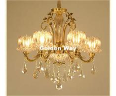 WEPAINTING Moderner Messinglüster-Leuchter-europäischer Champagne-Farben-Leuchter E14 LED Großverkauf der Fabrik 100% garantiert Freies Shipping-6L_Design_D70cm_3_21-30W_Warm_White