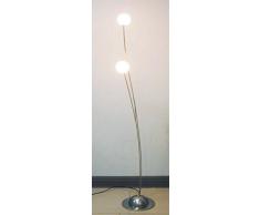 12V Halogen Glas Stehleuchte Kugelleuchte Kugellampe Brasilia Standlampe, Stimmungsleuchte
