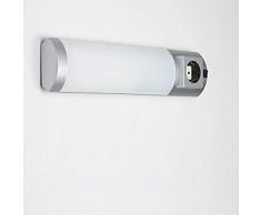 Unterbauleuchte mit Steckdose Schalter Wandleuchte Badezimmer Küche Beleuchtung