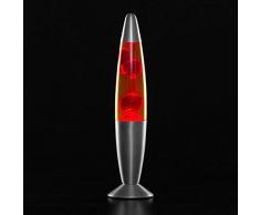 MODEZVOUS Lavalampe 35 cm, Magma-Lampe, Lavalampe, Lavalampe, 25 Watt Glühbirne im Lieferumfang enthalten, Kabel mit Schalter, Geschenkidee Weihnachten mit Leuchtmittel - Vet - 8,5 x 34 cm
