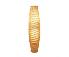 Rattan Stehleuchte - Stehlampen-Braun (Größe : 25 * 100cm)