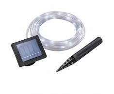 Esotec 102157 Solar Lichtschlauch Lichterschlauch 50 LEDs 7m lang