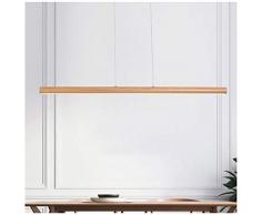 Deckenbeleuchtung Kronleuchter Einfache Pendelleuchten Moderne LED Hängelampe Kreative Holzleuchte Bar Schlafzimmer Küche Wohnzimmer Deckenleuchten Hänge- & Pendelleuchten (Farbe : 100cm)