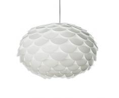 B.K.Licht I Hängelampe exkl. Leuchtmittel I max 60W E27 I Ø46cm I DIY Puzzle-Lampe I Deckenleuchte I Pendellampe I Knospe I IP20 I Deckenlampe