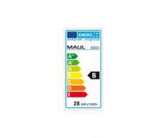 Maul Lupenleuchte MAULviso, Vergrößerungsfaktor 1,75, Tageslicht, 1200 Lumen, Klemmfuß, Schwarz, 8263090