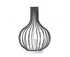 LED Tischleuchte, Vase Raumdekoration Lampe, Klassisch Elegante Tischlampe, Schmiedeeisen Flasche(ohne Batterie)