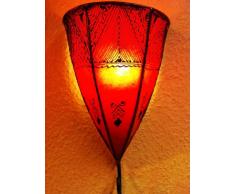 Orientalische Wandlampe Maya Rot
