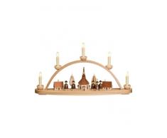 Schwibbogen Seiffener Dorf e.l Beleuchtet Original Seiffen 27cm Erzgebirge NEU