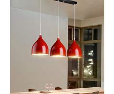 MTG Licht, Deckenpendelleuchten, Hängeleuchten, Kronleuchter-Restaurant Mit Kreativer Persönlichkeit, Bar, Mehrfarbige Optionale Arbeitszimmer-Kronleuchter,Rot