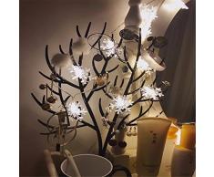 Lichterkette 1,5 M 10 LED Schneeflocke Lichter String Weihnachtsbeleuchtung Schneeflocken Lichternetz Schnur Beleuchtet Partei Hochzeits Lichterketten Weihnachten Party AußEn Innen